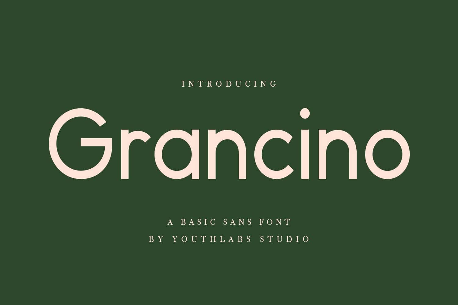 Grancino Sans Serif 字体