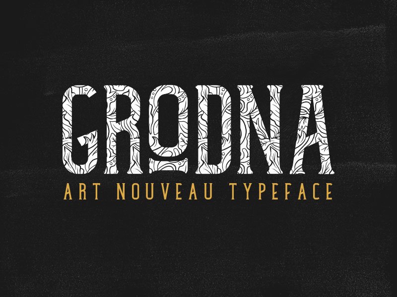 Grodna Typeface 1600312