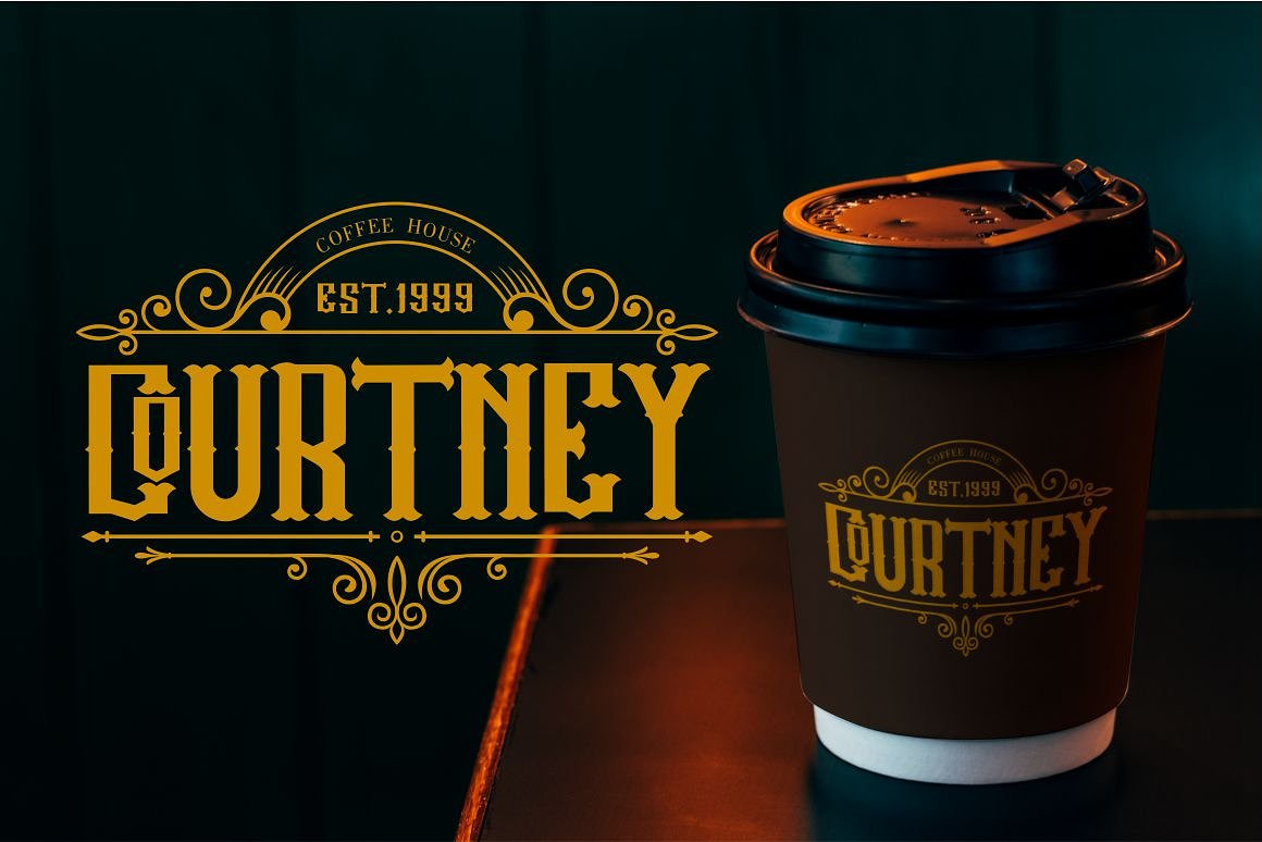 Handcrafted Old Style Label Typeface 1638320