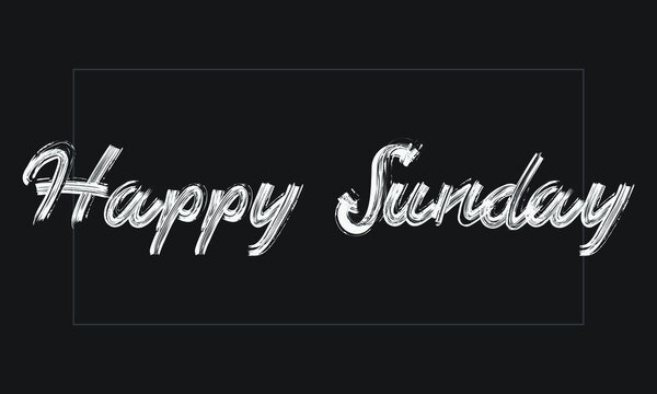 Happy Sunday 字体