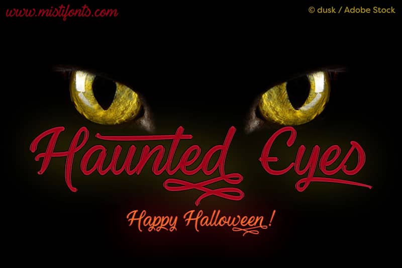 Haunted Eyes 字体
