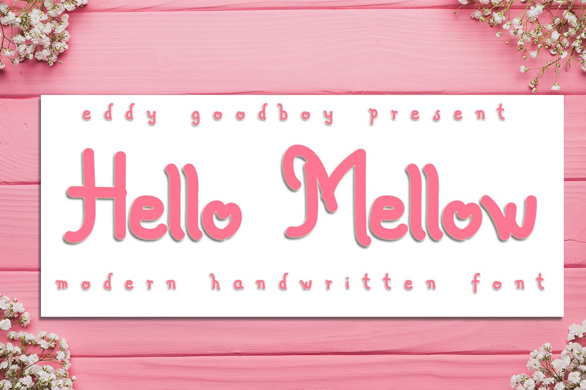 Hello Mellow Handwritten 字体