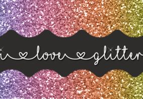 I Love Glitter 字体