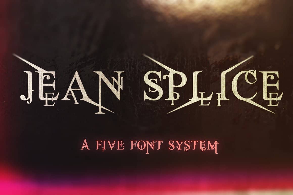 Jean Splice Display 字体 1589859