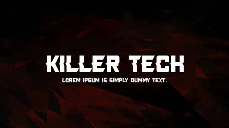 Killer Tech 字体