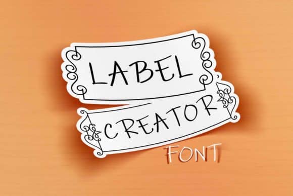 Label Creator – Elegant Decorative 字体
