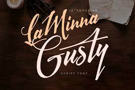 LaMinna Gusty 字体
