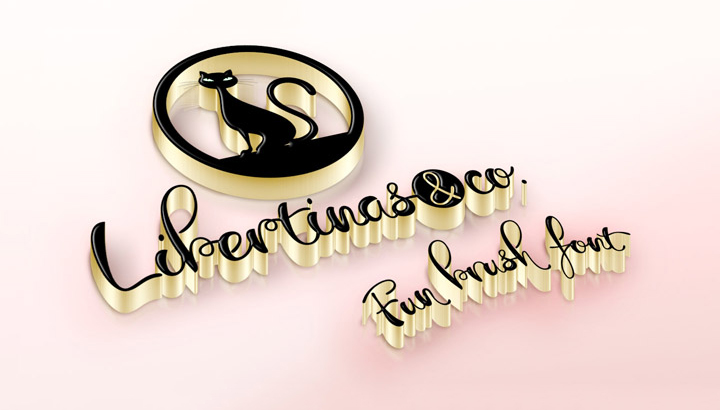 Libertinas-co. 字体