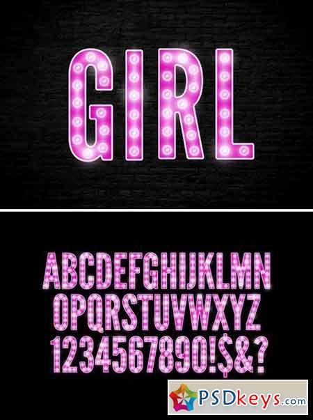 Lights Neon 字体 1869933