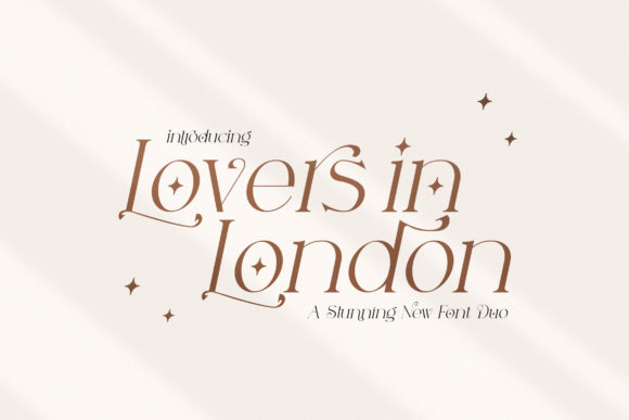 Lovers in London 字体