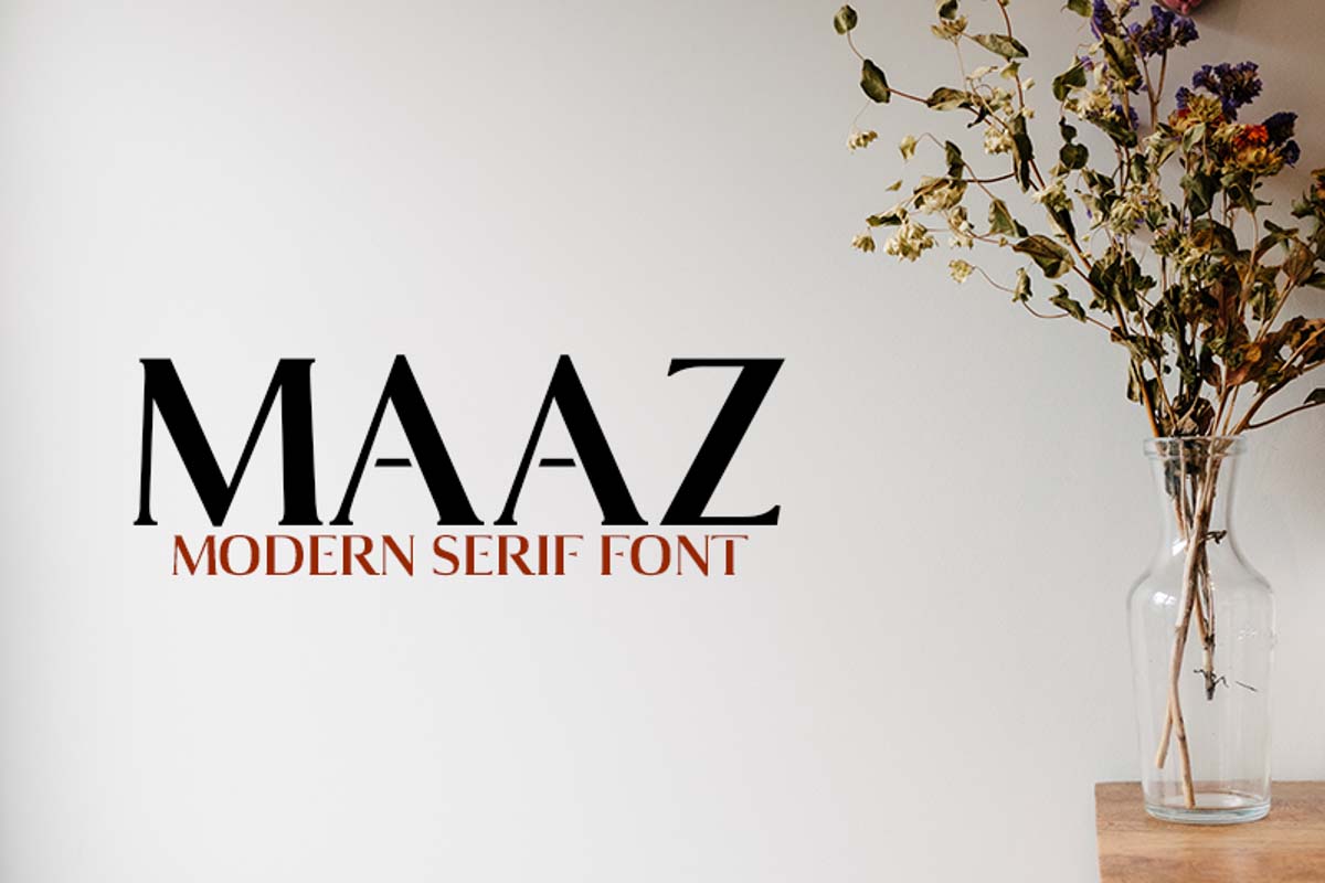 Maaz Bold 字体