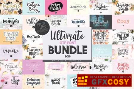 Magnificent Gorgeous 字体 Bundles [210 字体  194 Families]