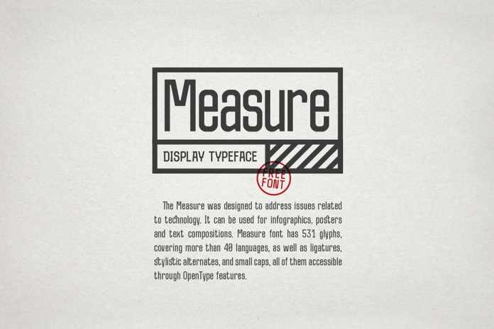 Measure – Display 字体