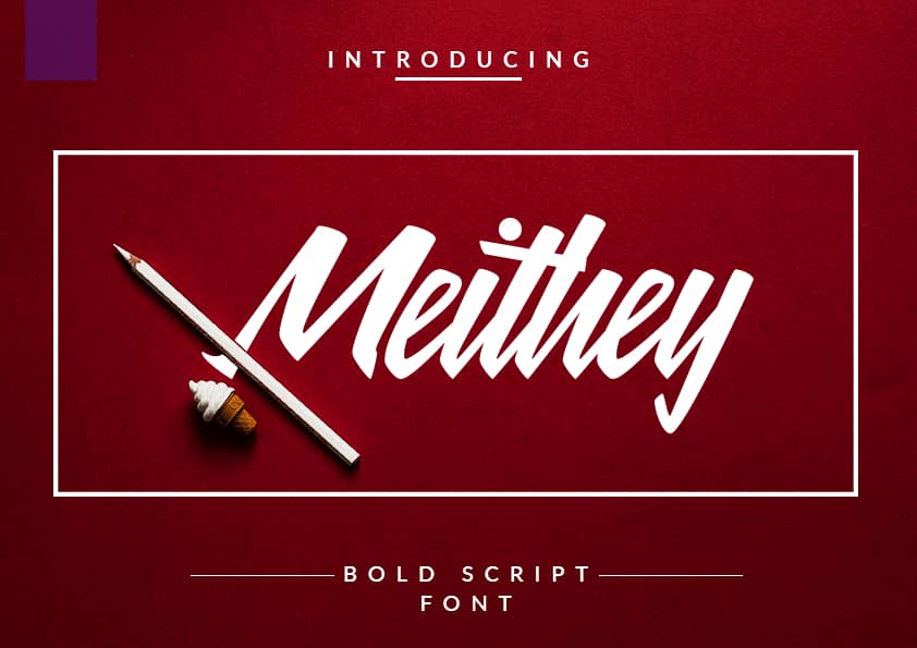 Meithey Bold Script 字体
