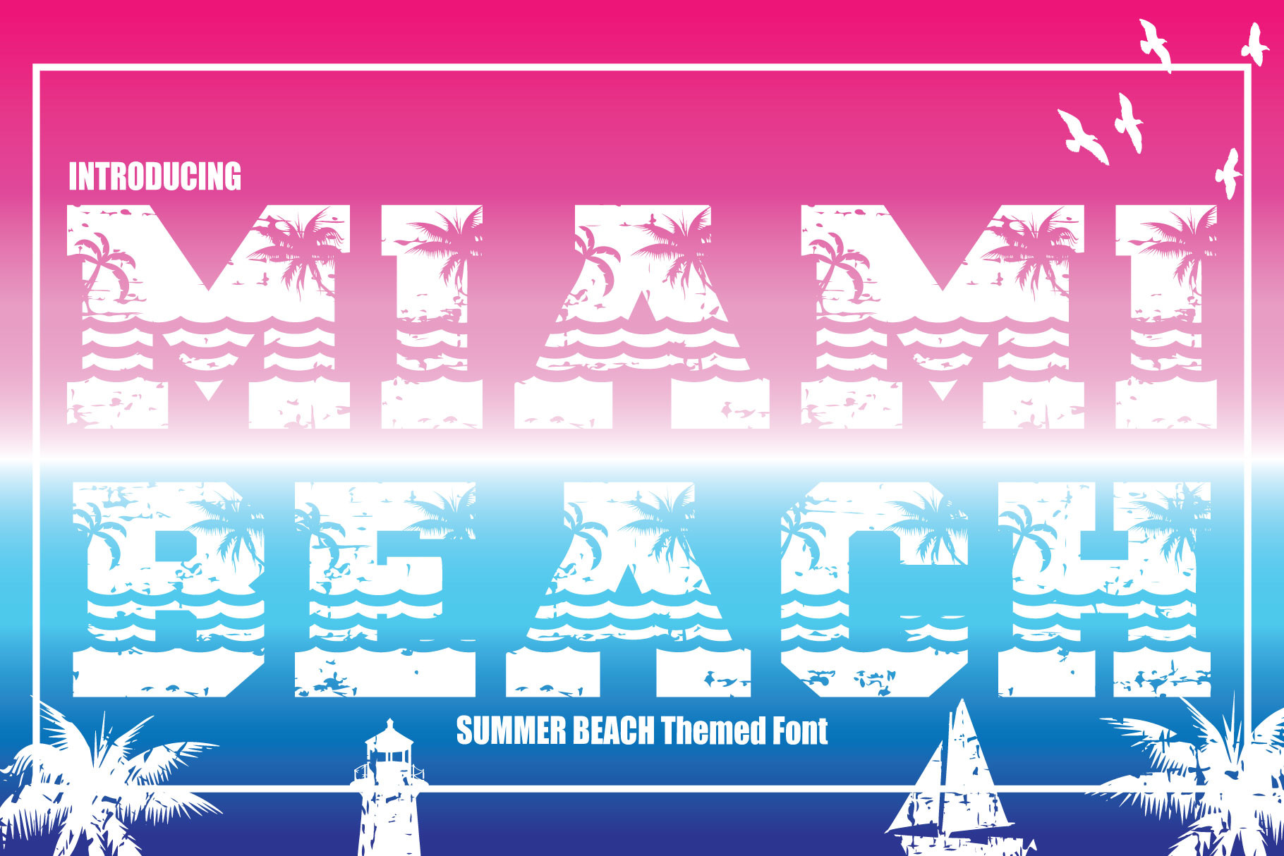 Miami Beach 字体