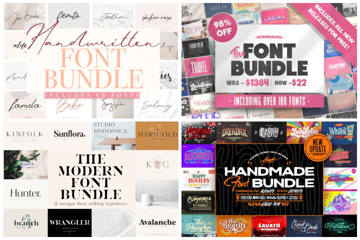 Mix 字体 Bundle 48