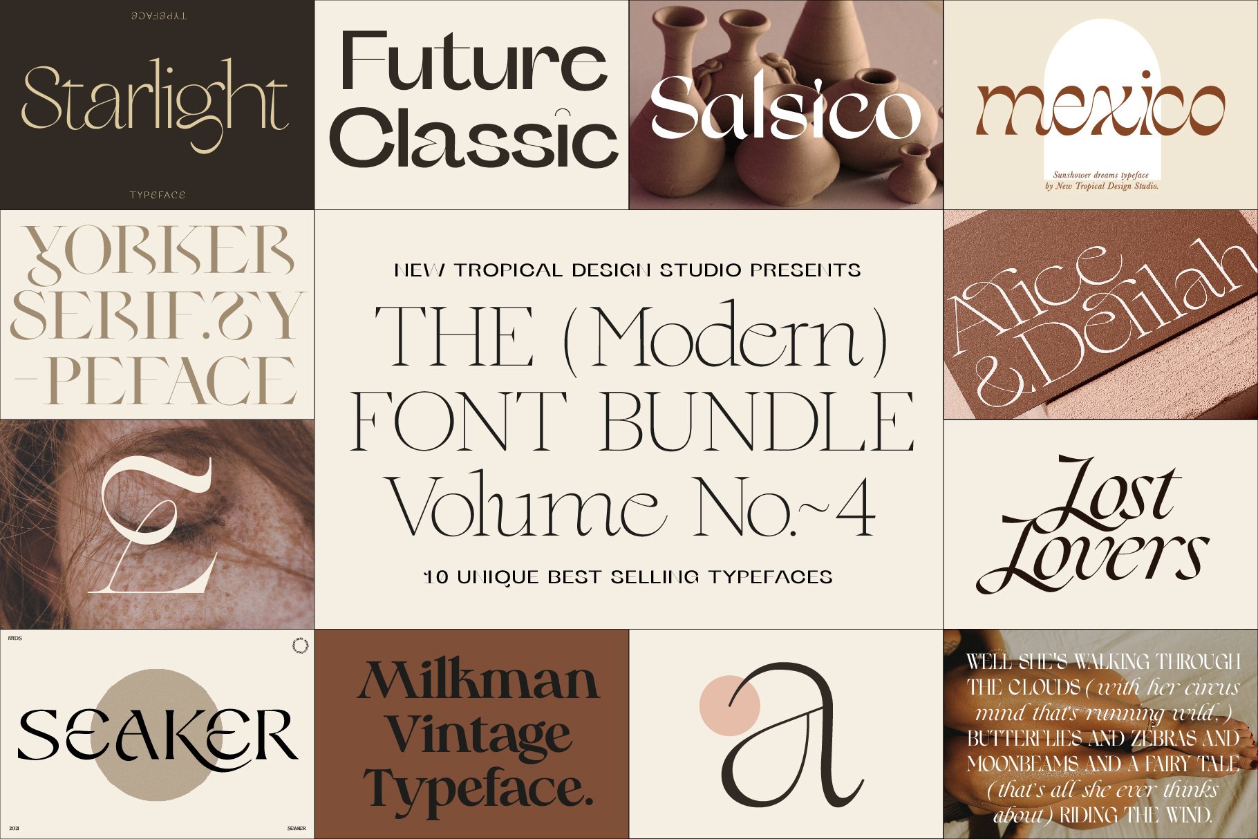 Modern and beautiful 字体 collection vol 4