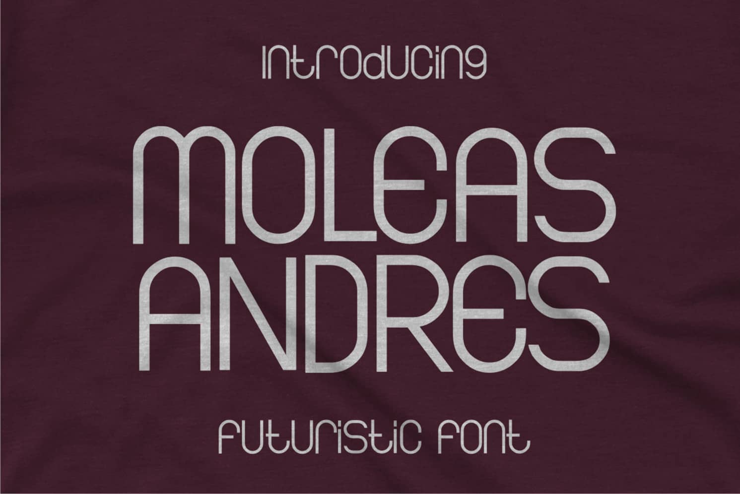 Moleas Andres Display 字体