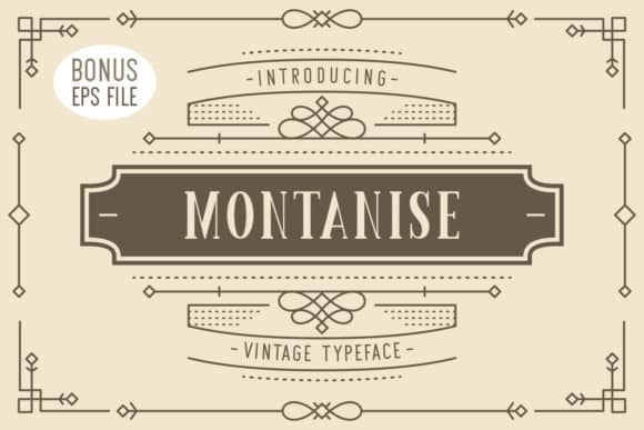 Montanise 字体