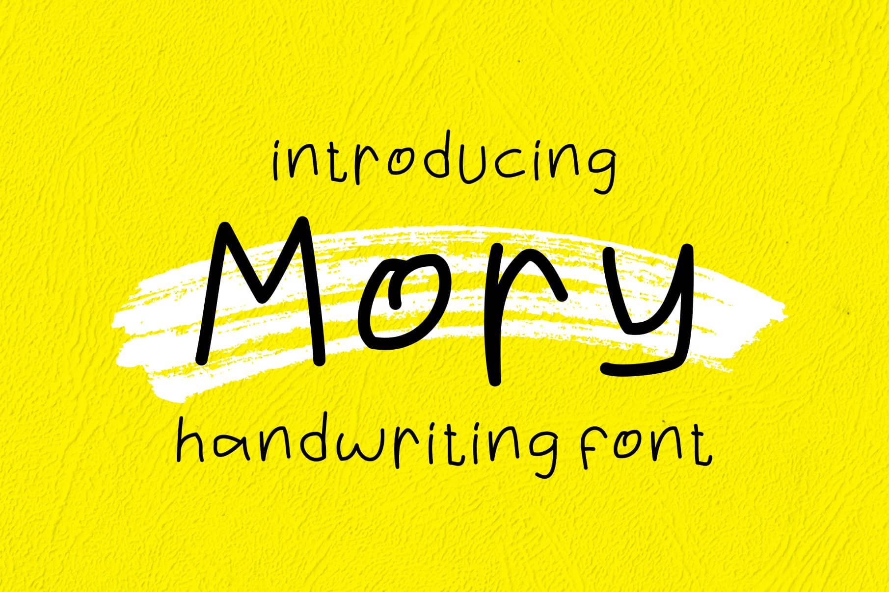 Mory Handwritting 字体