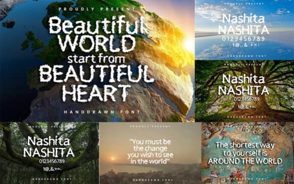 Nashita 字体