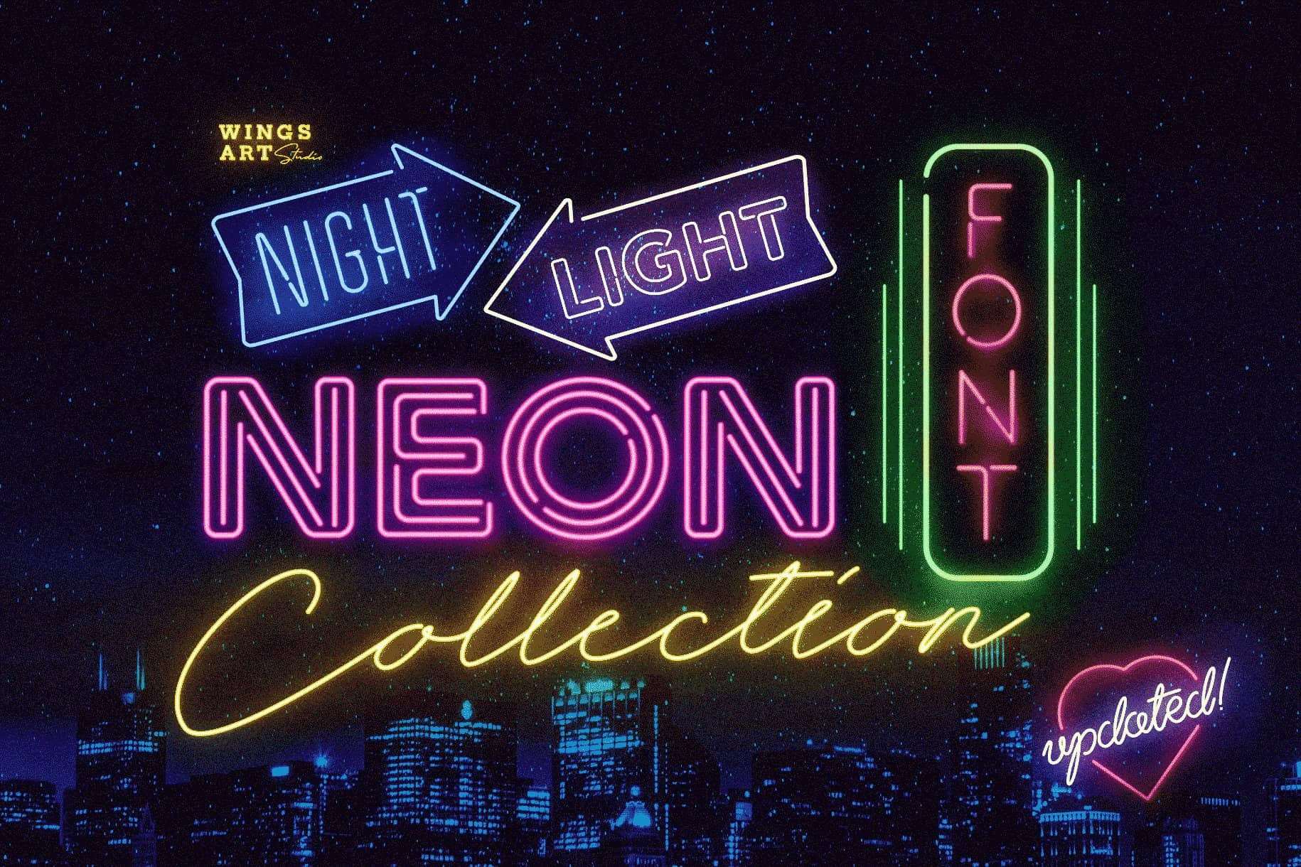 NEON ONE – NEON STYLE 字体