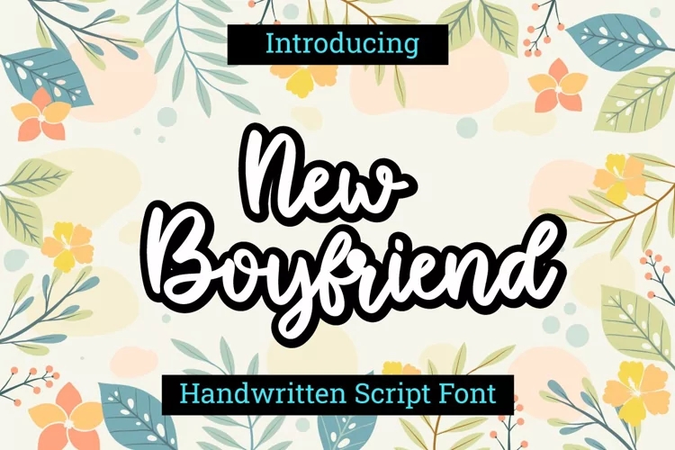 New Boyfriend 字体