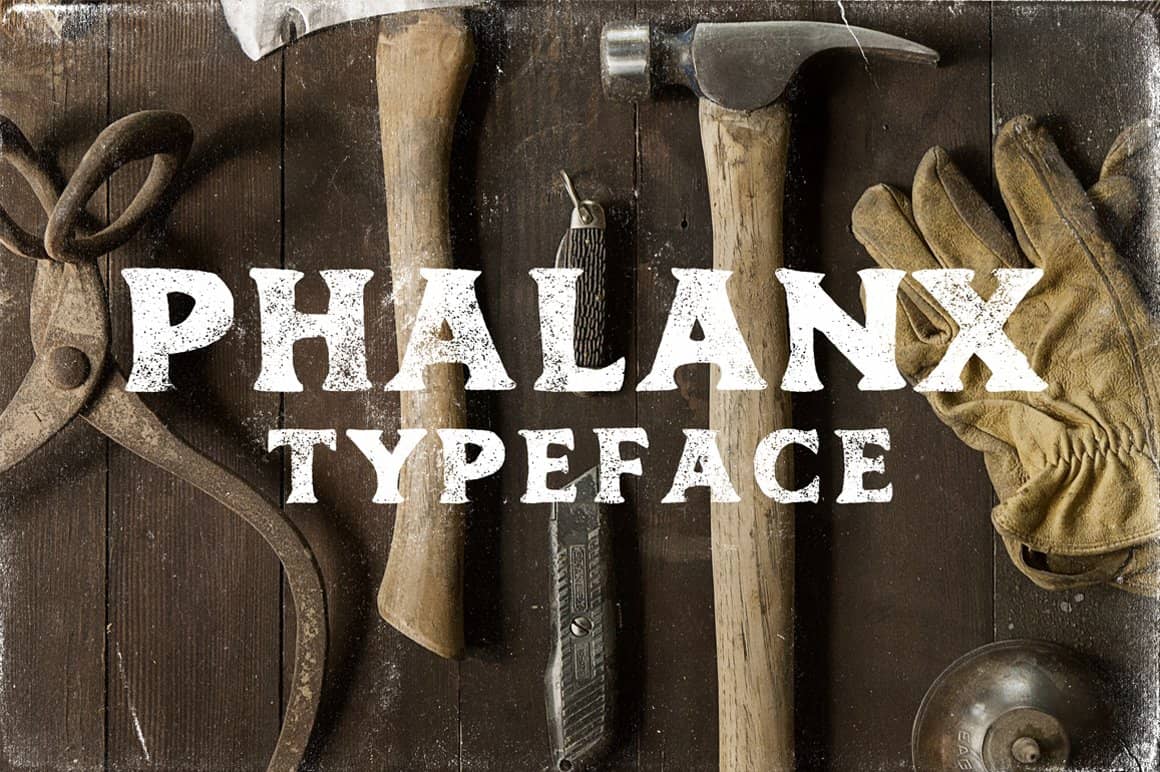 Phalanx Typeface 104328