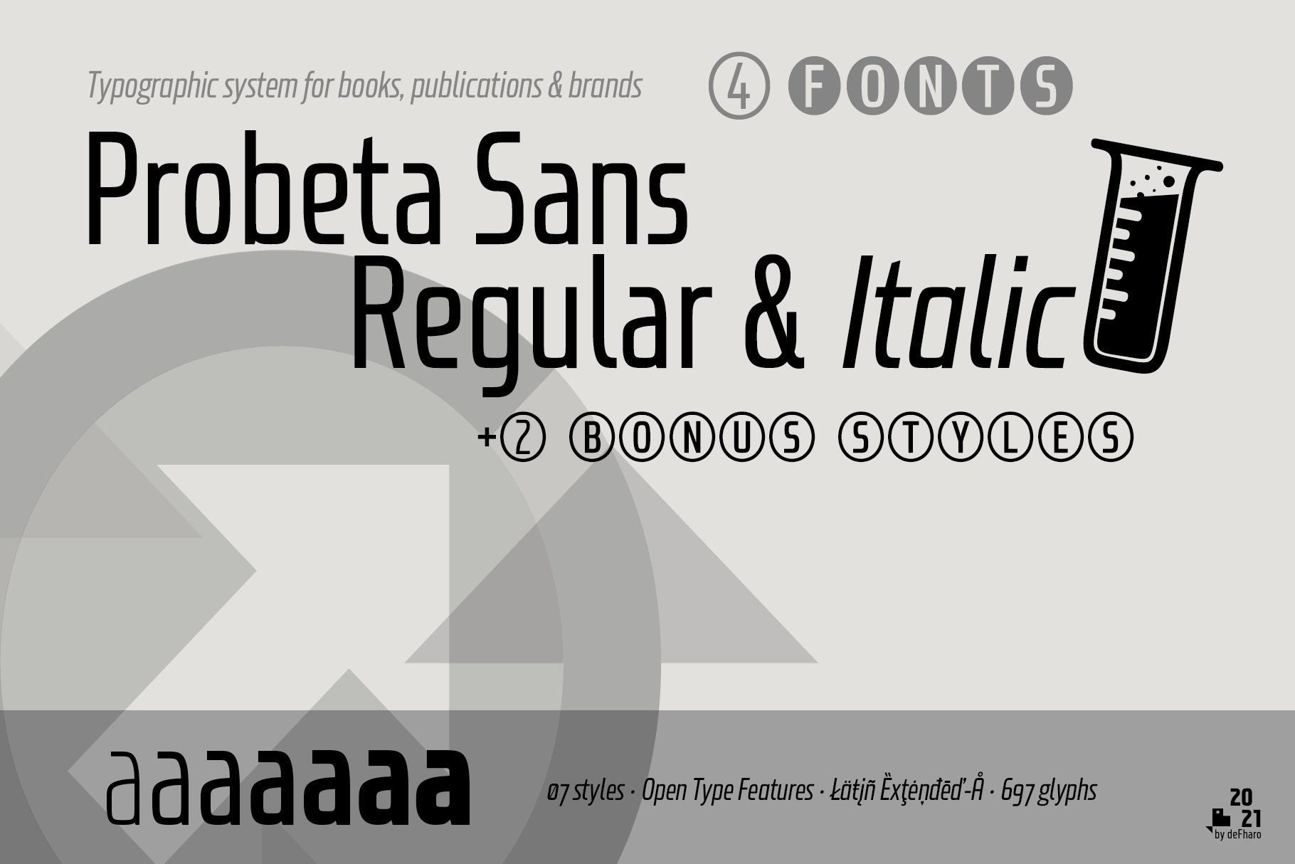 Probeta Sans Serif 字体 Family [4-Weights]