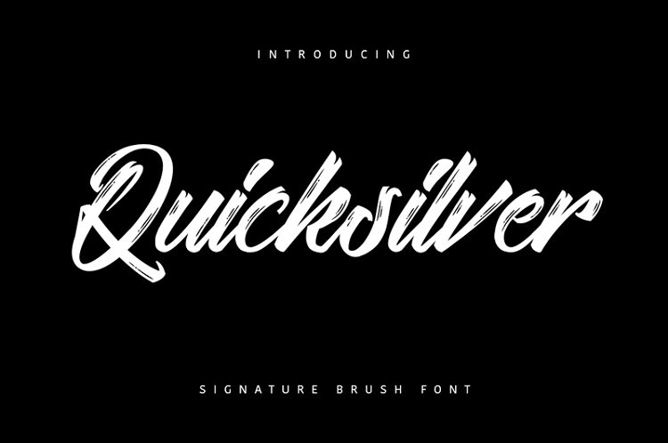 Quicksilver 字体