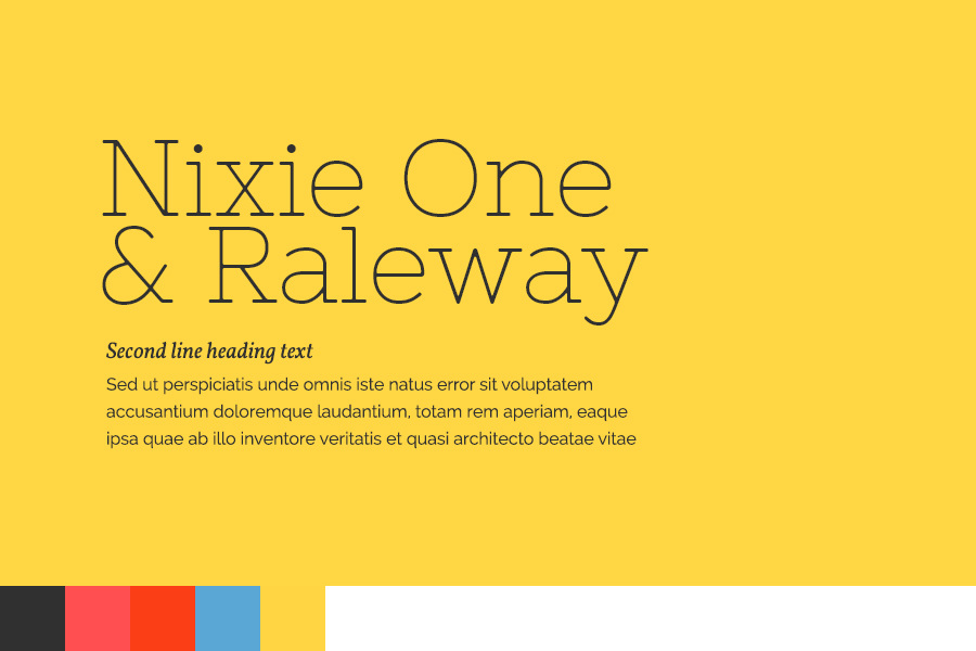 Raleway Set of 18 字体