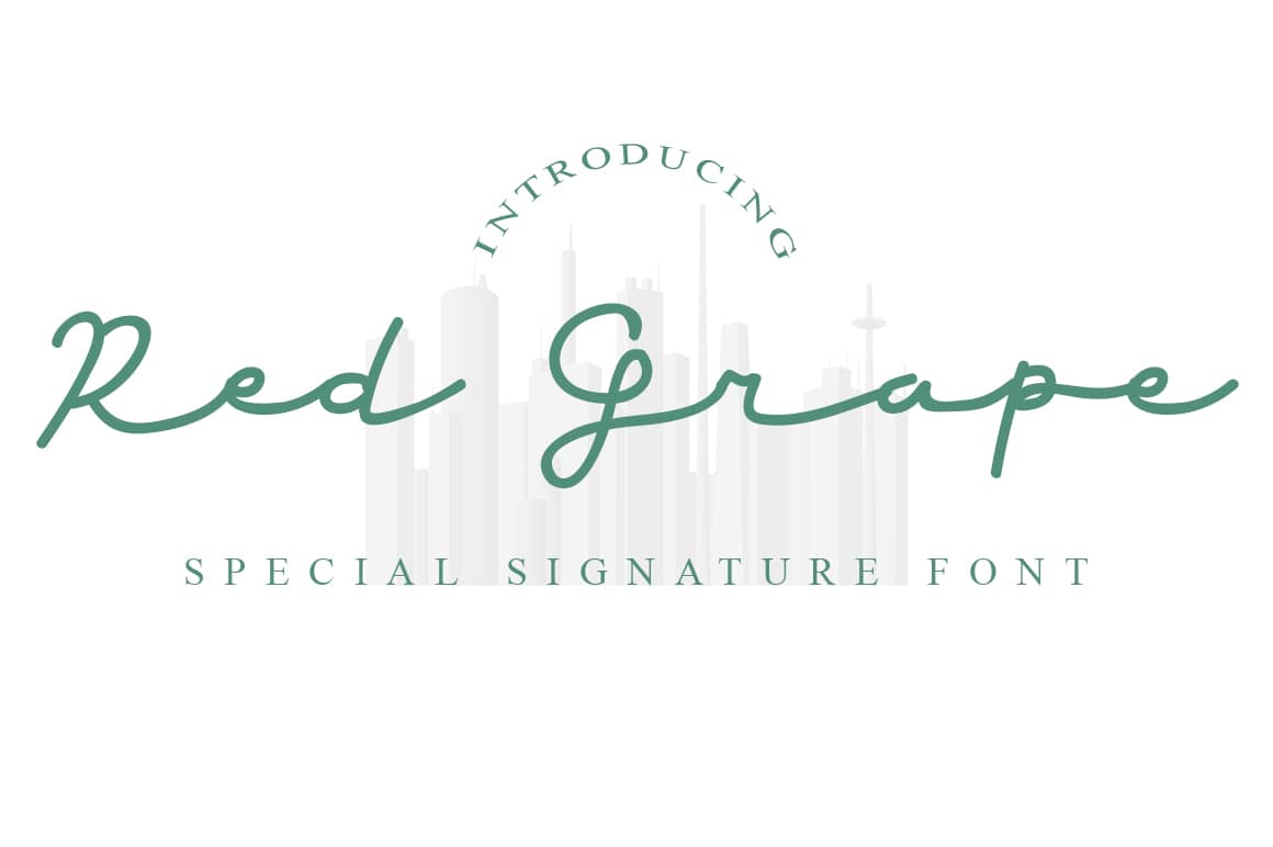 Red Grape Handwritten 字体