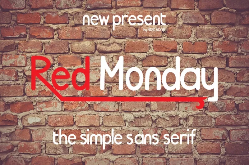 Red Monday Sans Serif 字体 1647848