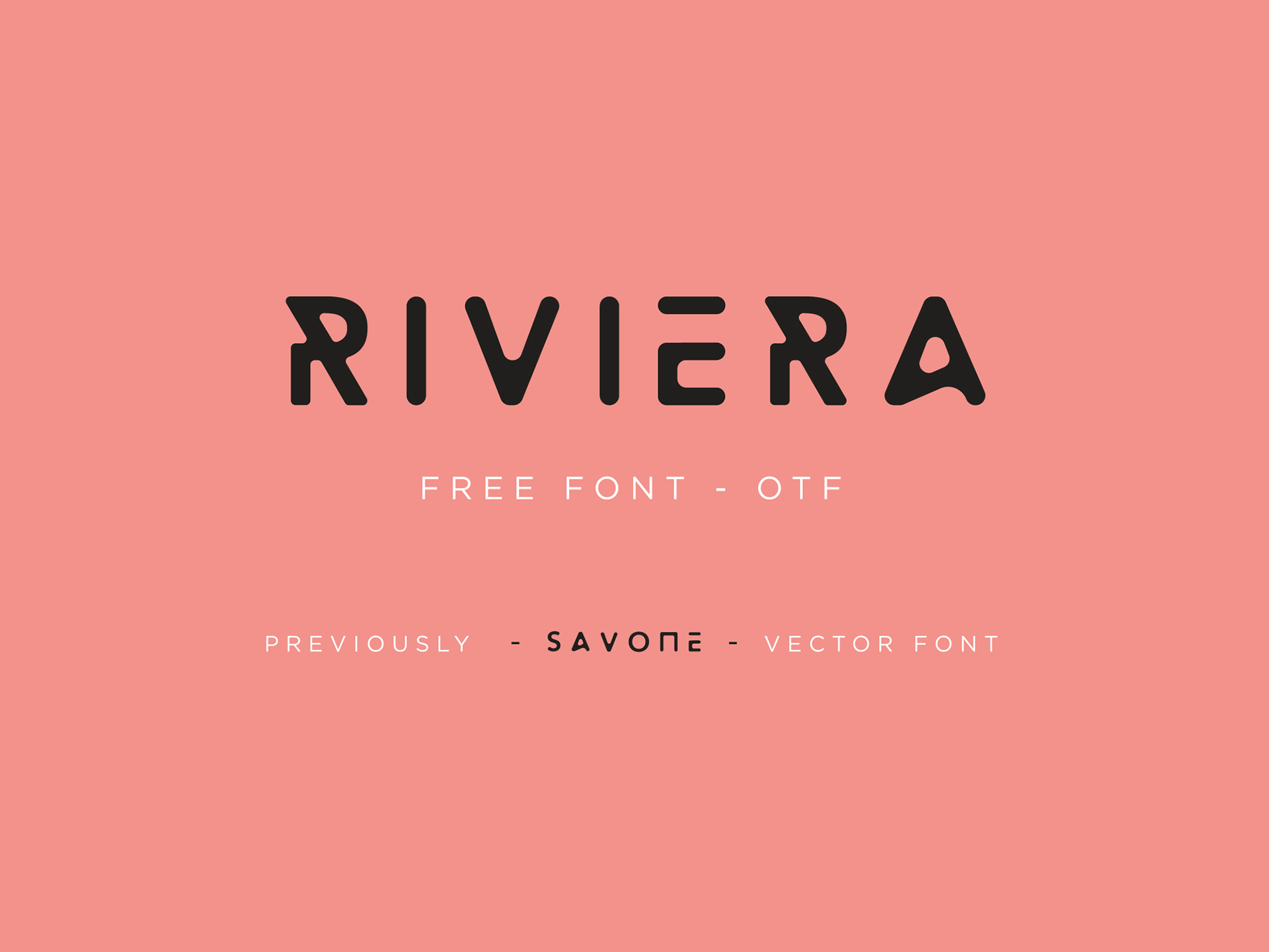 Riviera 字体