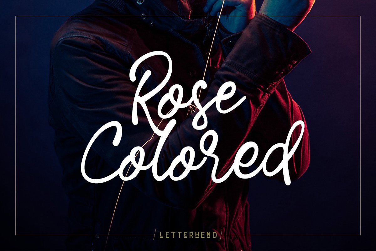 Rose Colored – Handwriting Script 1646183