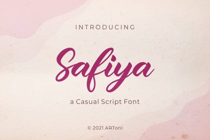 Safiya 字体