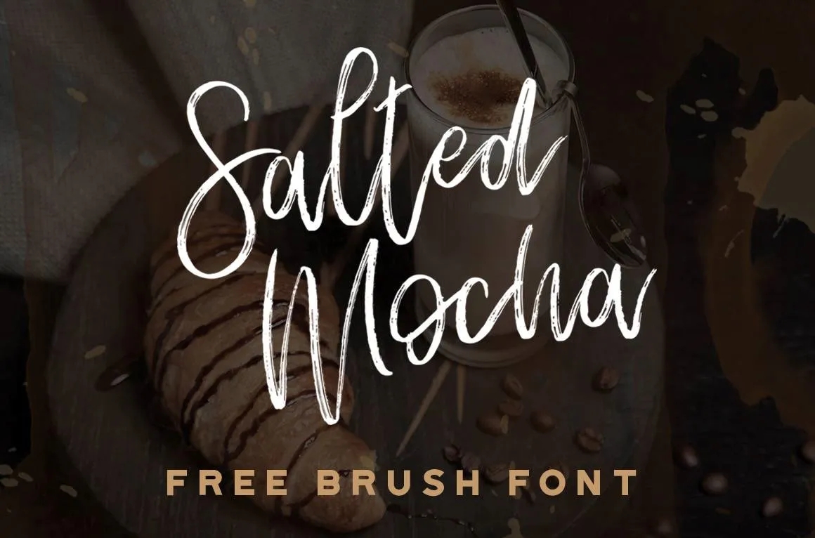 Salted Mocha Brush 字体