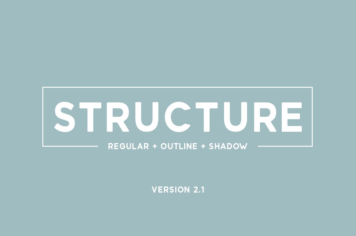 STRUCTURE Sans Serif 字体 1647644