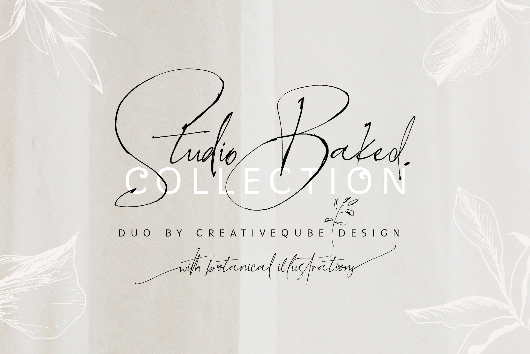 Studio Baked 字体 Collection + Extra 3885402