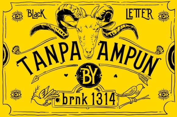 Tanpa Ampun 字体