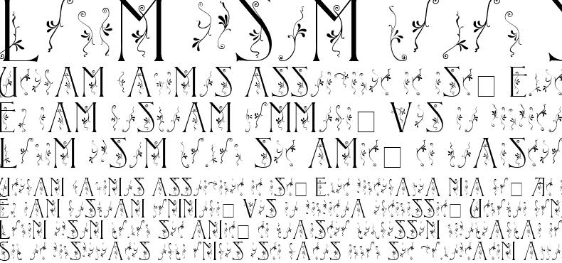 Tendrils 字体 1627731