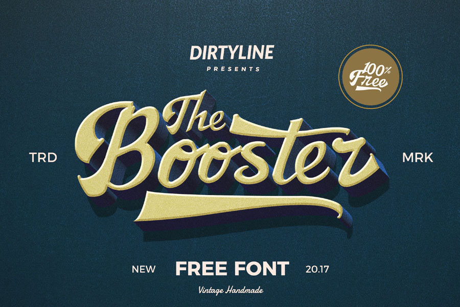 The Booster 字体