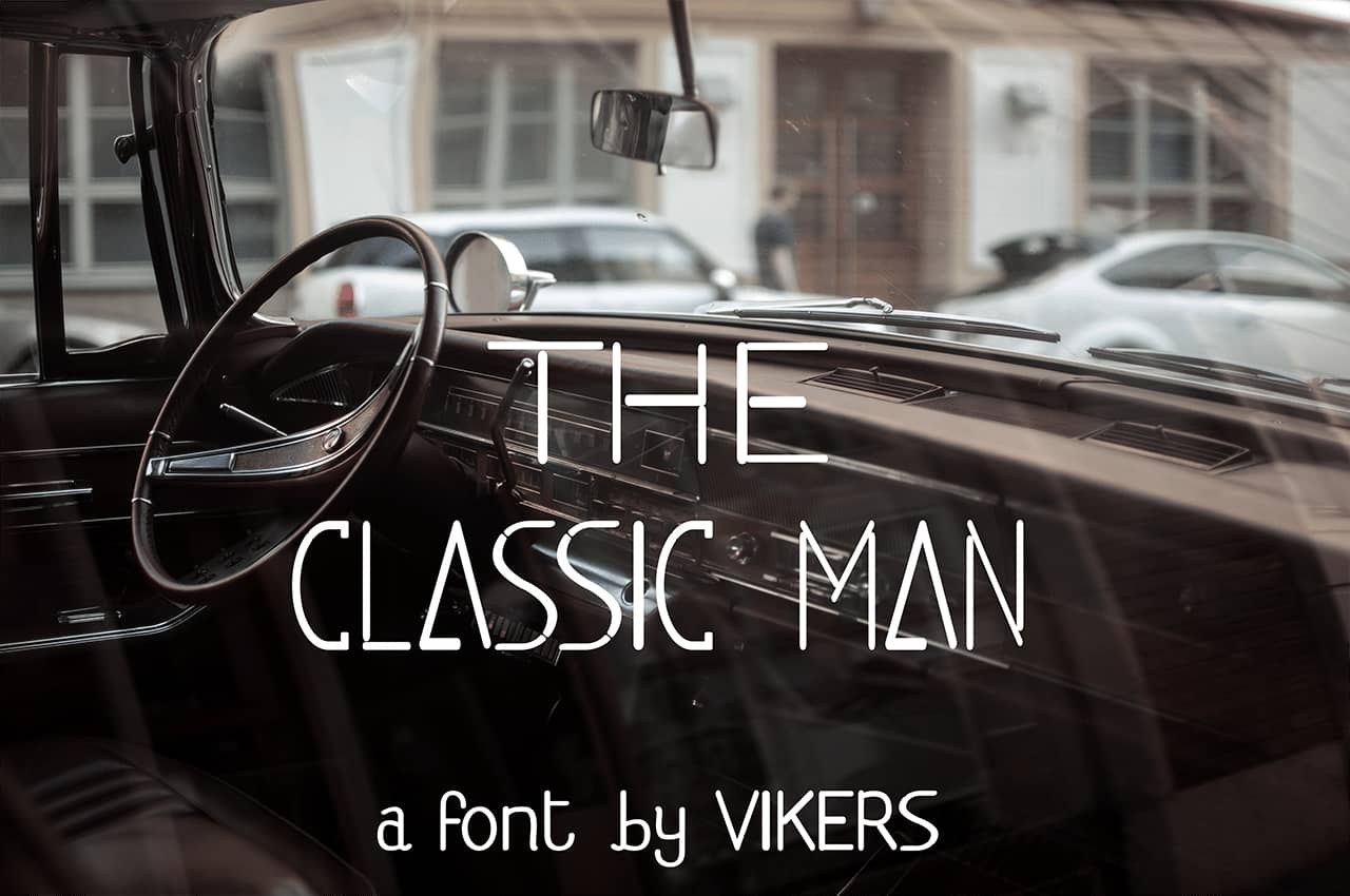 The classicman   classic man 字体