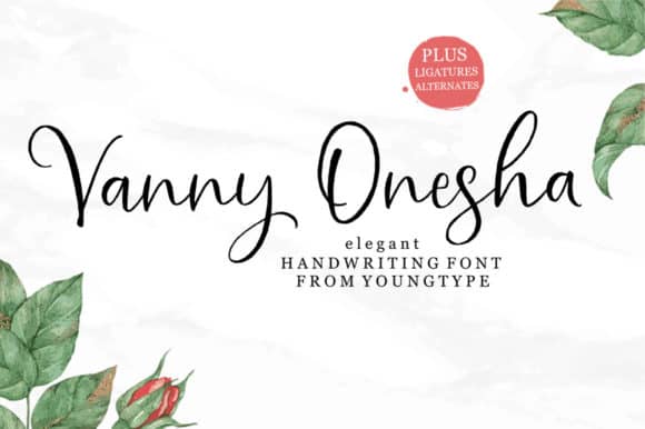 Vanny Onesha 字体