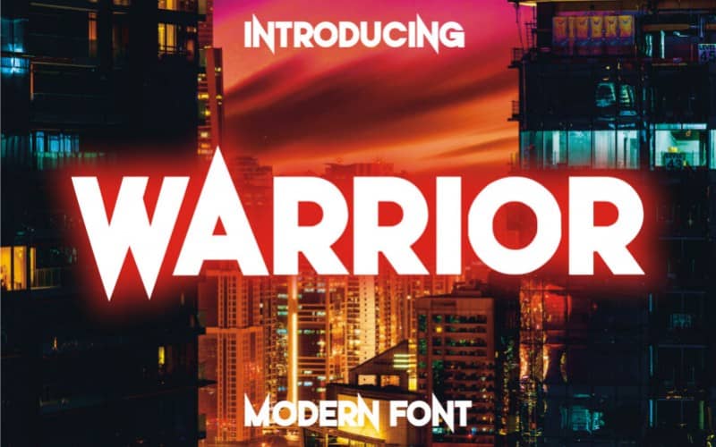 Warrior Display 字体