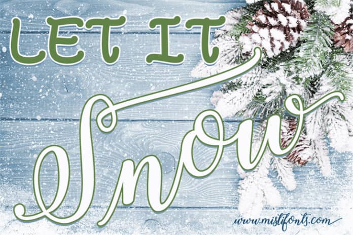 Winter Calligraphy 字体