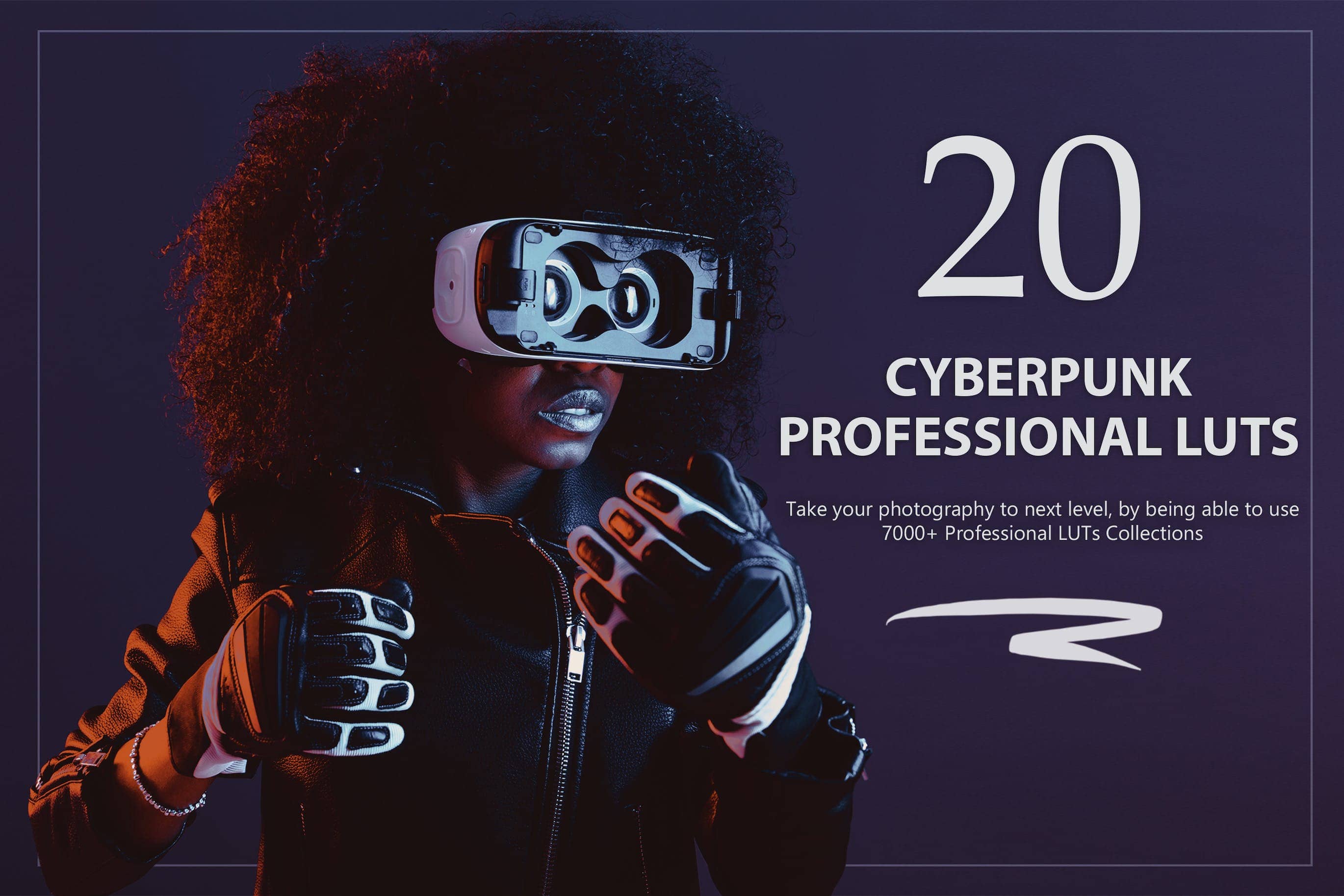 20款 赛博朋克摄影预设 LUTs Pack