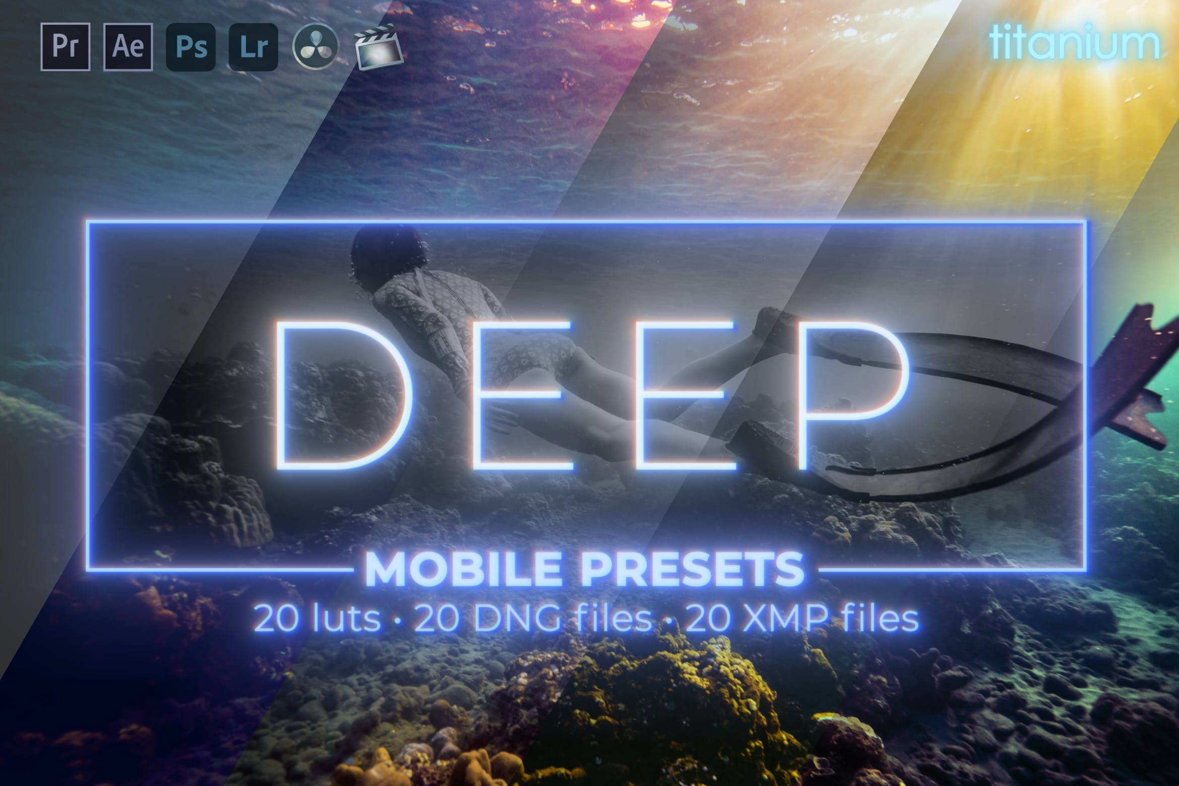 20款 深色灯光摄影预设 Lightroom Presets LUTs