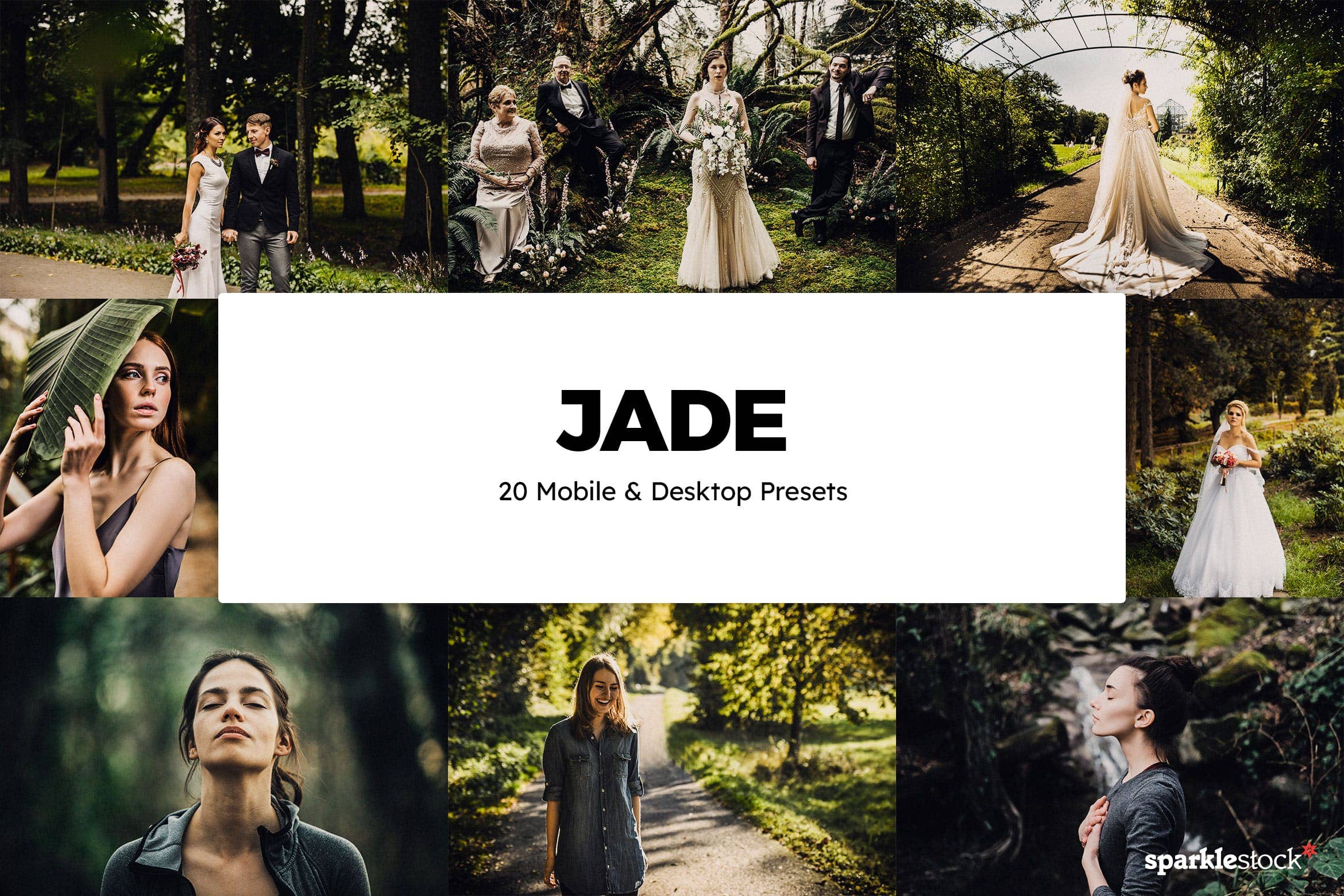 20款 翠绿色风格摄影预设 Jade Lightroom Presets & LUTs