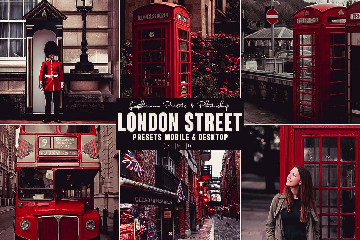 伦敦调色预设 Action & Lightrom Presets